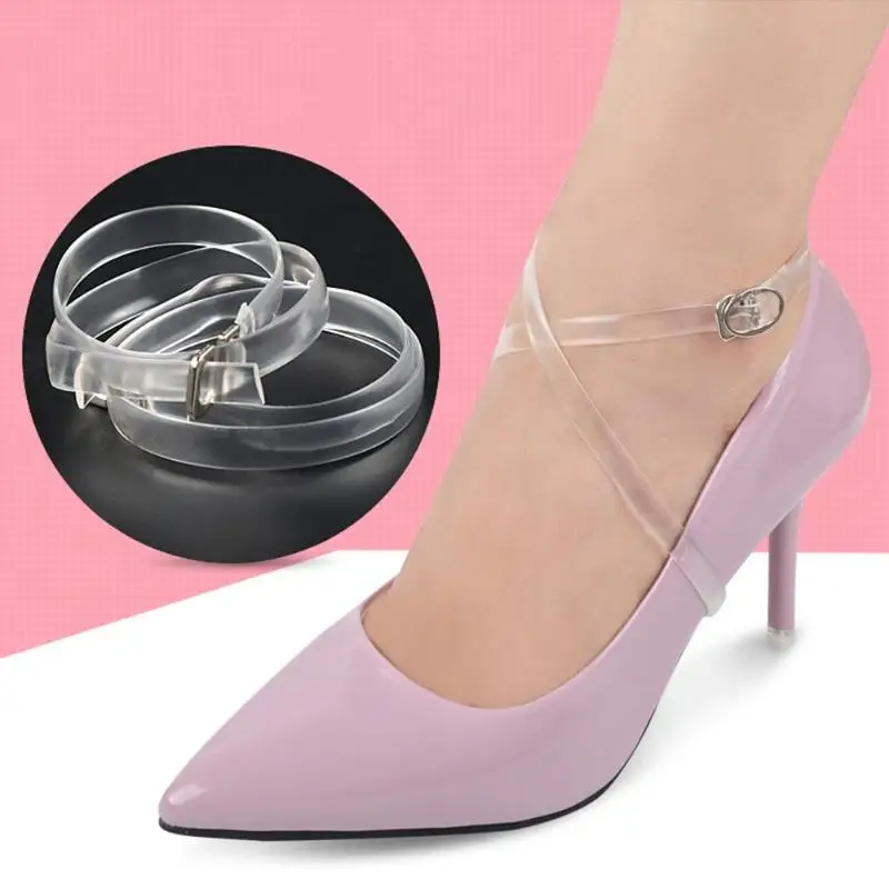 1 пара аксессуаров для обуви невидимые эластичные силиконовые прозрачные Шнурки силиконовые прозрачные шнурки для обуви на высоком каблуке прозрачные шнурки для обуви