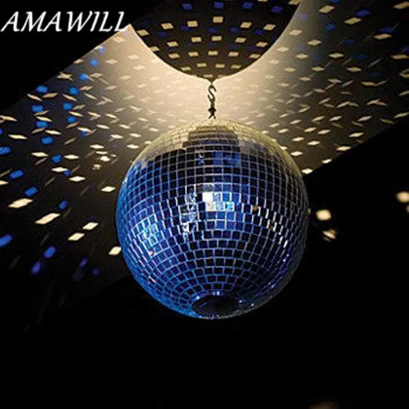 AMAWILL Mirror Reflective Ball Bar Disco Ball DJ Dancing