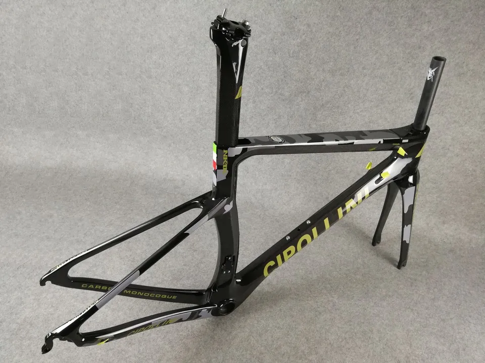 Discount Carrowter NK1K Frame Road Bicycle Glossy Full Carbon Road World Champion Frameset/Complete Carbon Frame 35