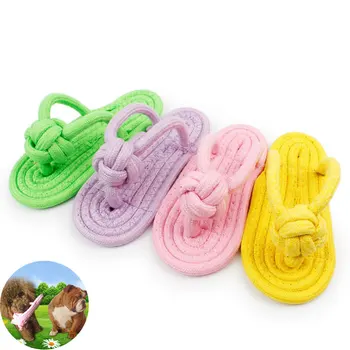 

Pet Dog Slipper Shape Squeaky Plush Toys Sound Chew Play Toy Interactive Toys