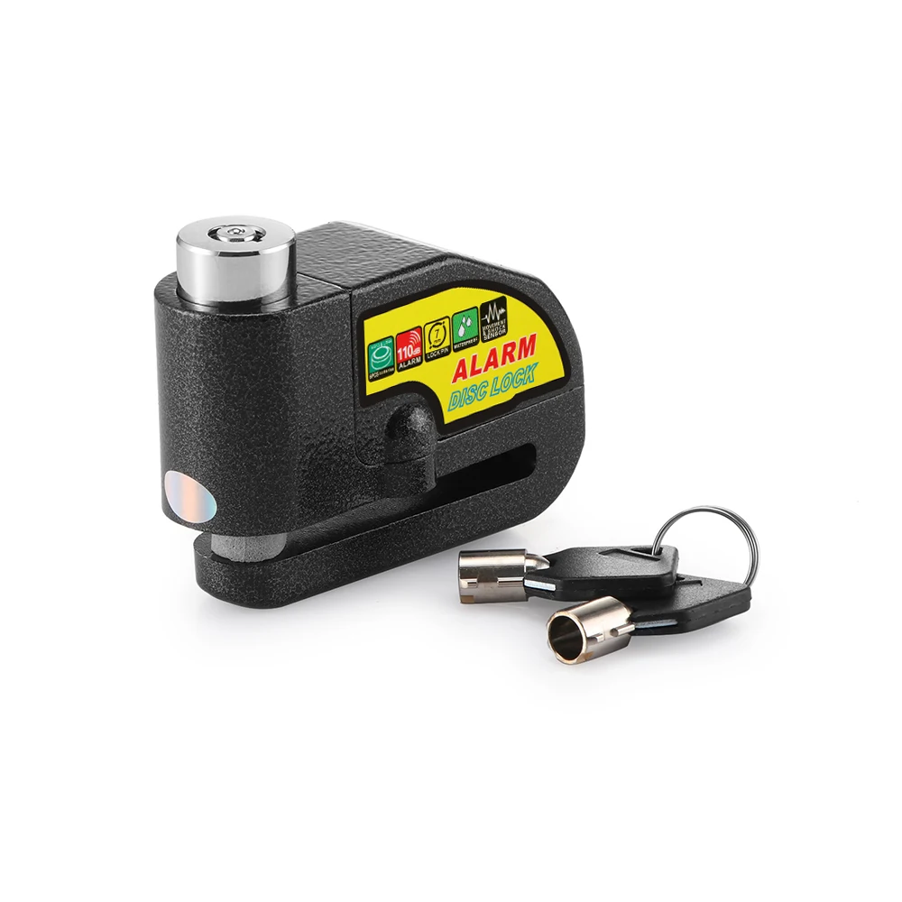 

Motorcycle Waterproof Alarm Lock Bike Steelmate Disc Lock Warning Security Anti theft Brake Rotor Padlock Alarma Moto