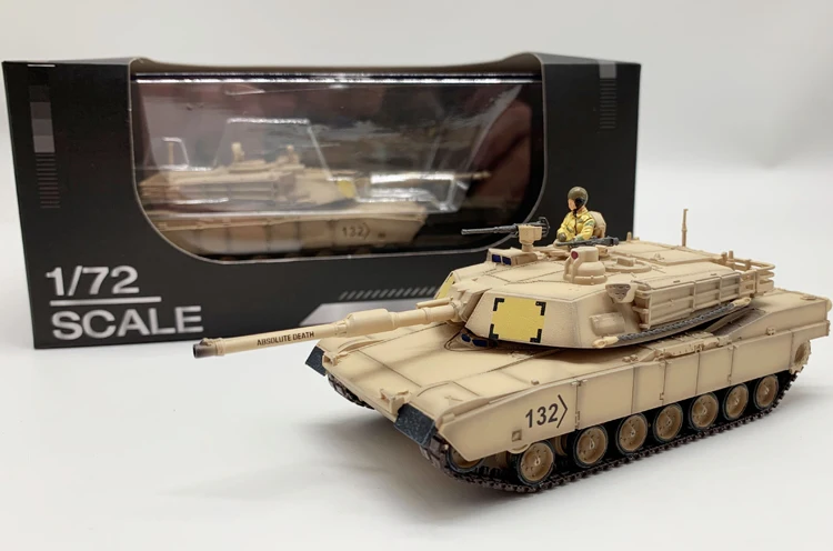 

1/72 M1A2 Desert Coating Tank with Commader Finished Model by 3R Model