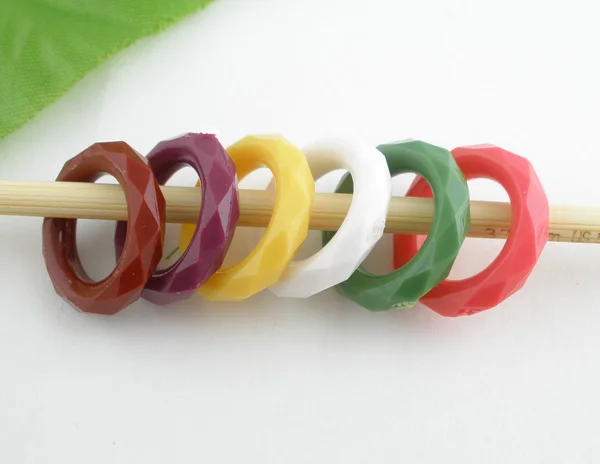 

DoreenBeads 15Pcs Acrylic Knitting Stitch Markers 11 mm 2015 new
