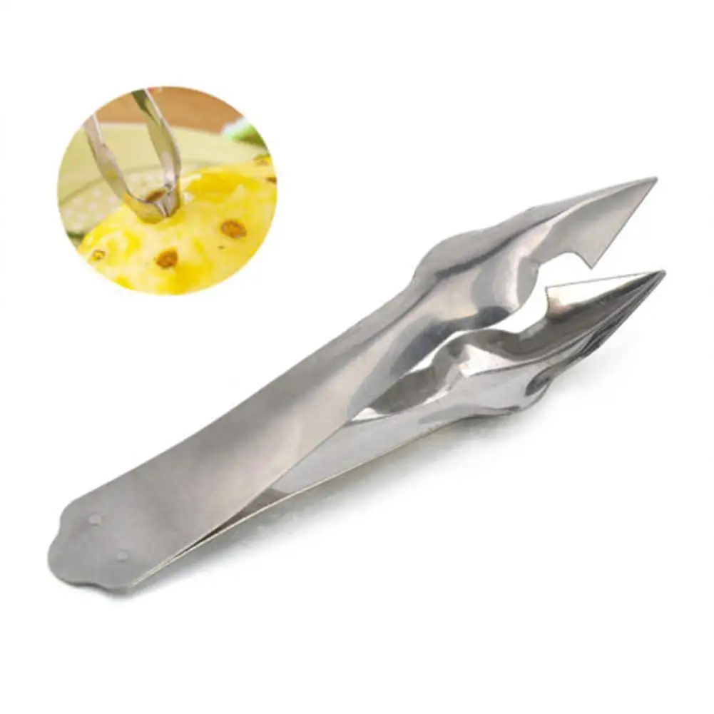 

Pineapple Eye Peeler Kitchen Stainless Steel Seed Remover Cutting Clip New Creative Practical Home Fruit Tools