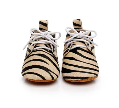 Hongteya/Детские Туфли-оксфорды из натуральной кожи; детские мокасины из конского волоса; замшевая обувь на шнуровке; обувь для малышей - Цвет: model 5