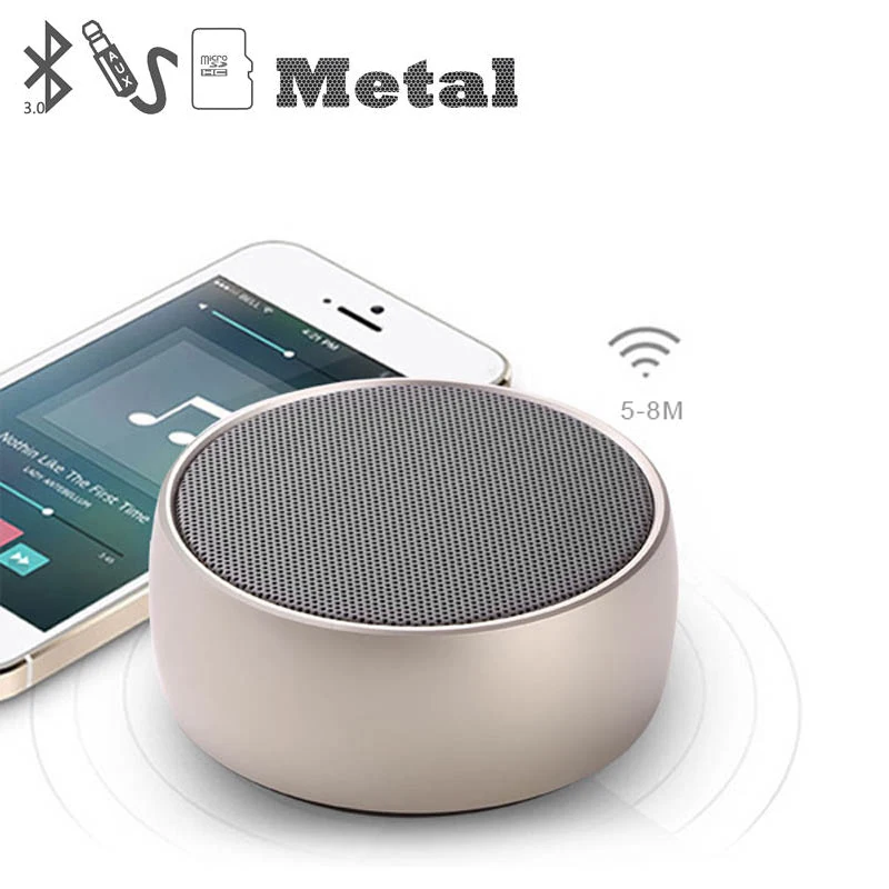 Bluetooth стерео динамик металлический портативный супер бас беспроводной динамик Bluetooth 3D цифровой звук громкий микрофон Hands-Free