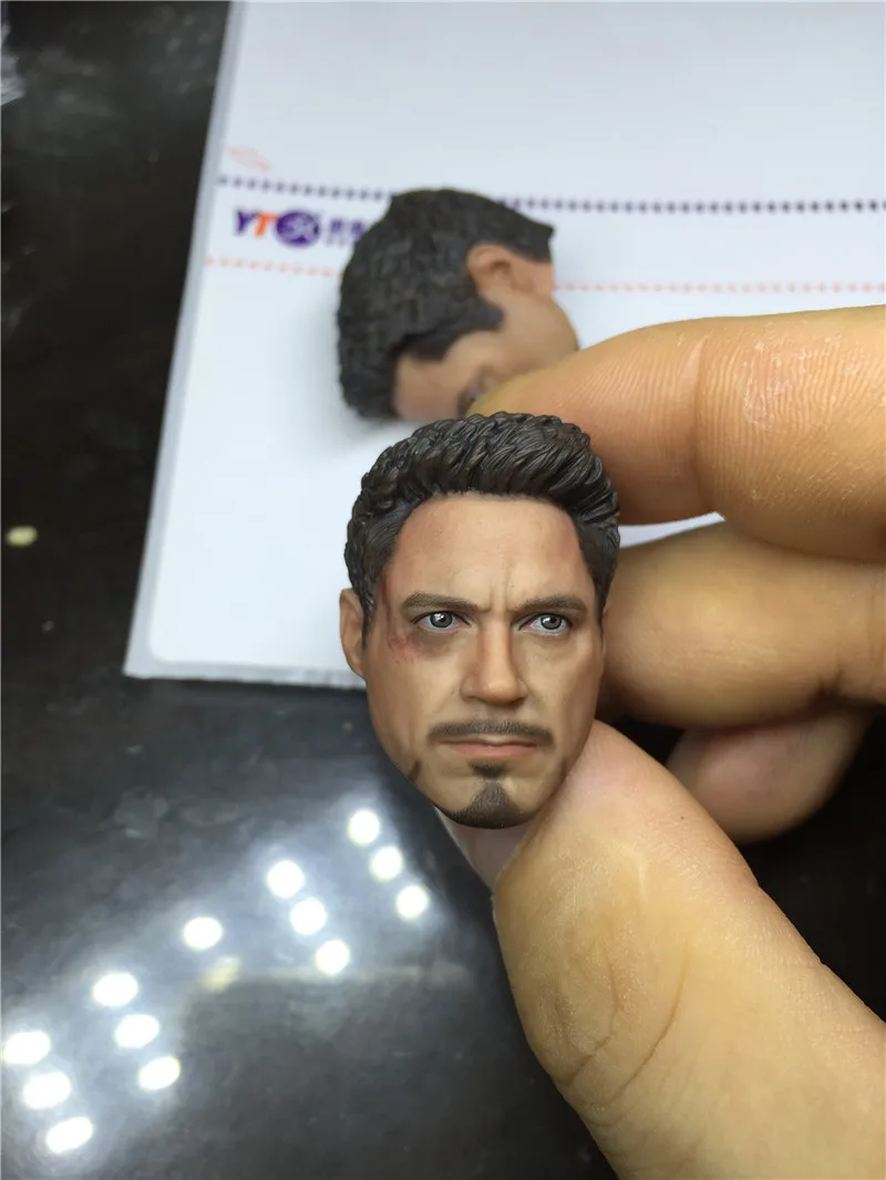 Estartek 1/9 Ironman Tony Head Sculpt для Kingarts MK42 MK43 Фигурка DIY