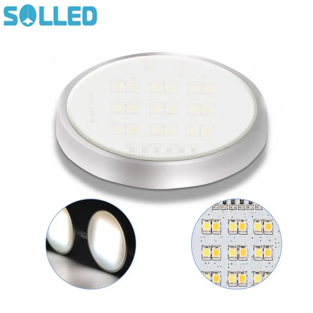 

SOLLED Set of 4 Under Cabinet Light Kit 18LEDs Puck Lamp Three colors for Under Kitchen Closet Wardrobe Book Shelf Night Light