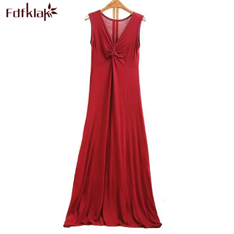 

Women nightwear nightgowns sexy sleeveless night gown comfortable cotton nightdress v-neck long night dress female nightshirt