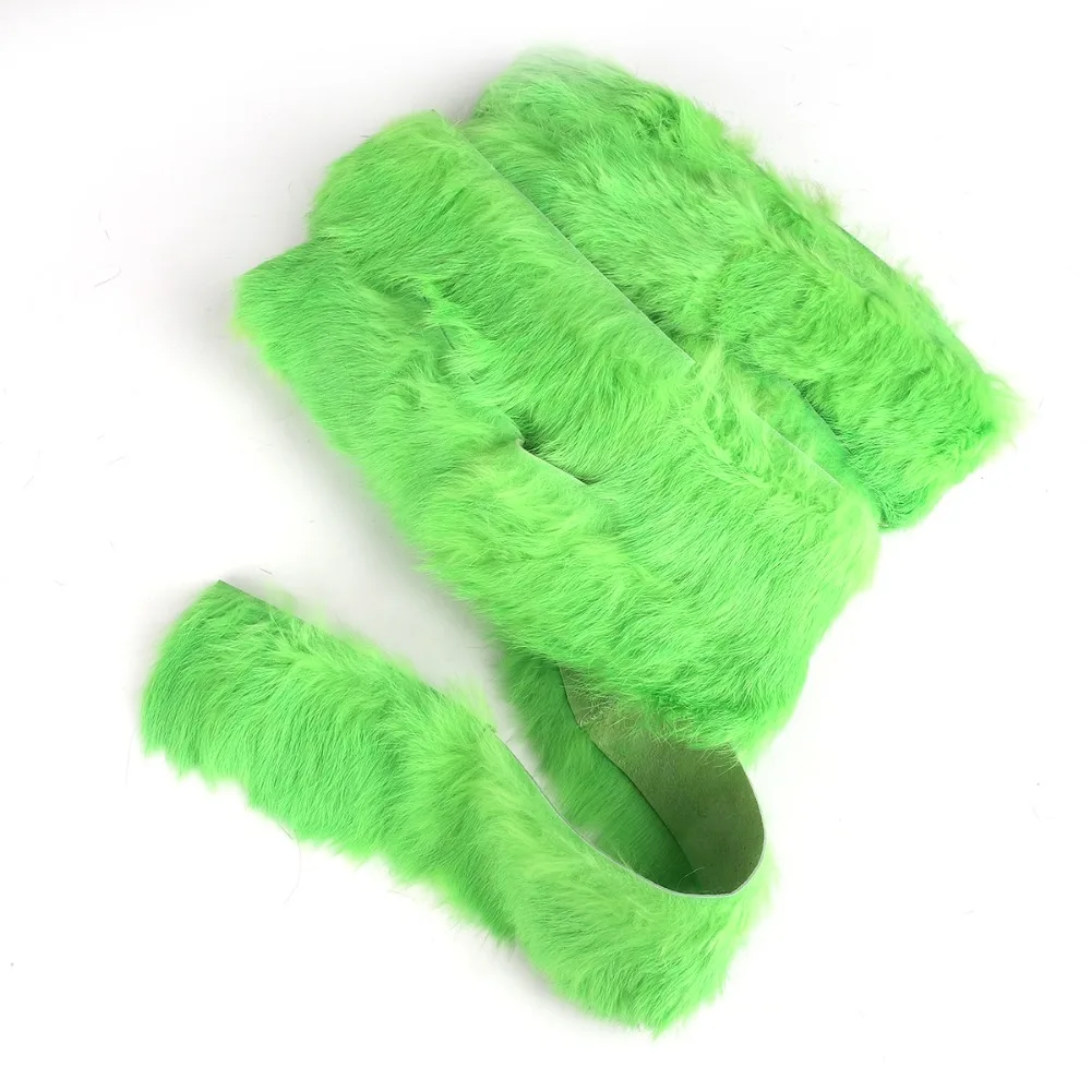 

1yard 4CM Green Rabbit Hair Lace Ribbon Decoration Handmade Sewing Cloth Shoes Hat Gloves DIY Accessories Promotion Wholesale
