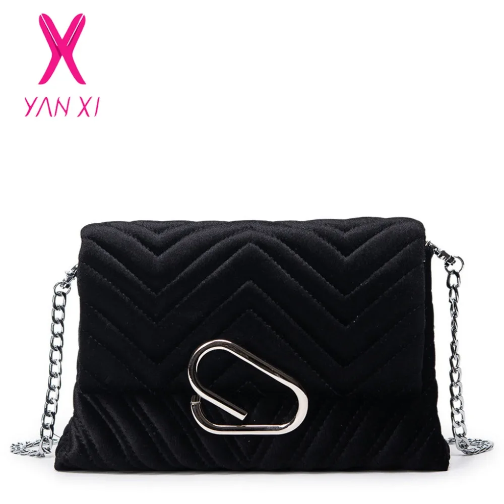 

YANXI 2016 Factory direct sales Luxury Women's bag Shoulder Fashion High Quality Ladies Crossbody Flap Bag Designer Women Messen