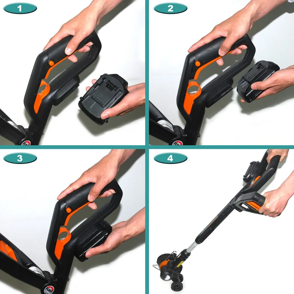 Литий ионная батарея POWTREE 2000 мАч для WORX WA3525 WA3520 20V Max WA3732 WA3847|Перезаряжаемые