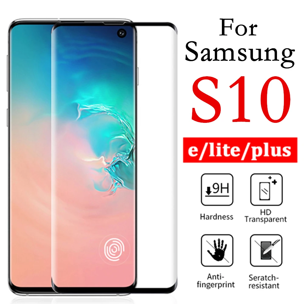 

3D protective glass on for Samsung galaxy s10 screen protector s10e s10plus tempered glas s 10 lite e plus 10s light galaxi film
