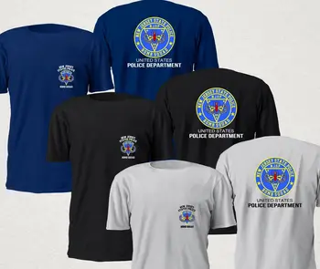 

2019 New Fashion Men Tee Shirt NEW JERSEY STATE POLICE BOMB SQUARD 2 SIDES T SHIRT S-4XL
