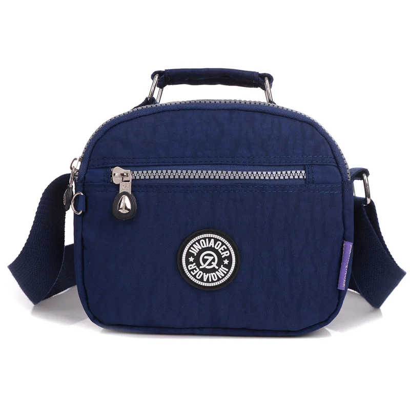 Small Women Messenger Bags Nylon Fashion Handbag Zipper Solid Crossbody Bag Summer Style Travel ...