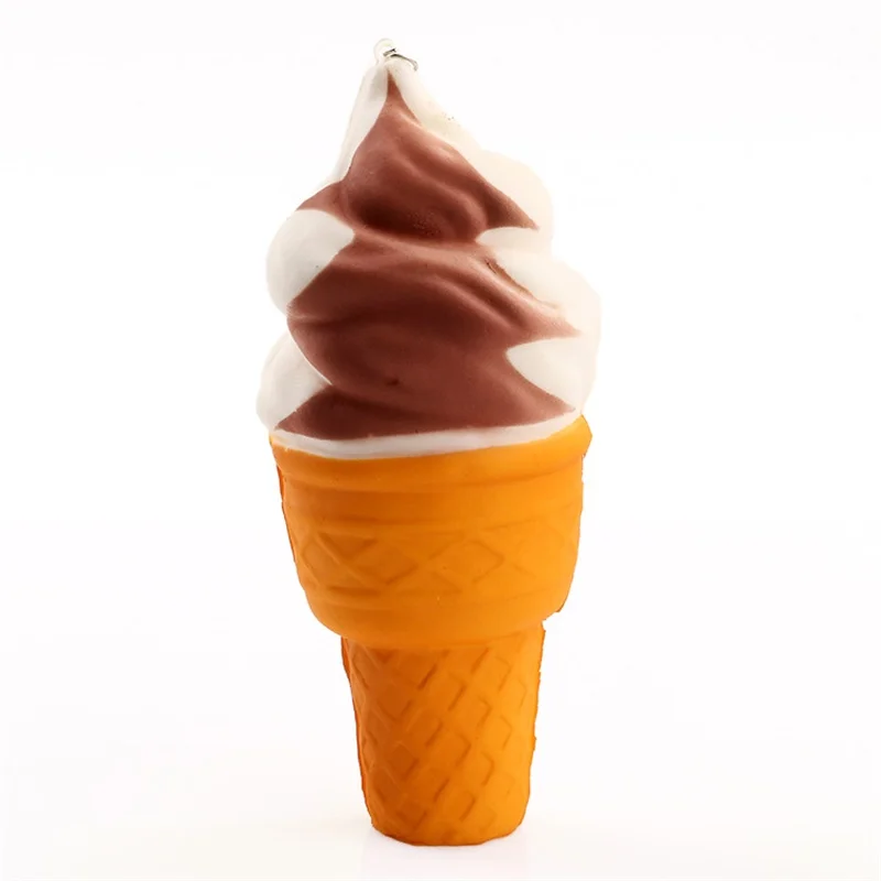 Ice cream squishy soft colorful food toy stress relief squeeze Toy kawaii slow rising soft stuffed beautiful gift bag 15cm Ice cream squishy soft colorful food toy stress relief squeeze Toy kawaii slow rising soft stuffed beautiful gift bag 15cm