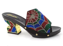 KL1611 Black color size 37 43 New Arrival shoes for African wedding matching with dress