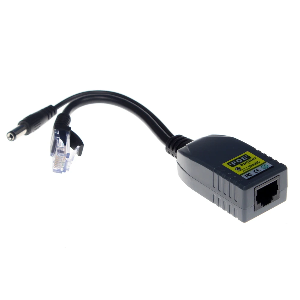 Разветвитель POE Power Over Ethernet 1 партия/Лот сепаратор передатчик для видеонаблюдения