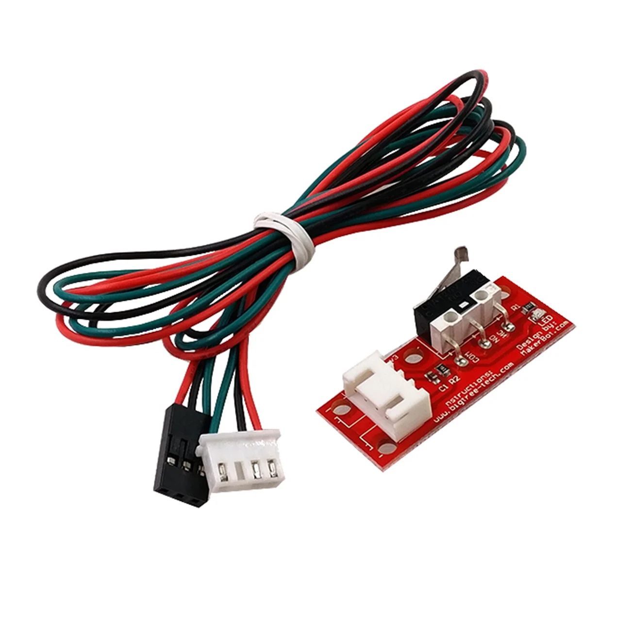 

10pcs High quality light control limit switch / mechanical limit switch + 3D CNC cable RAMPS printer 1.4