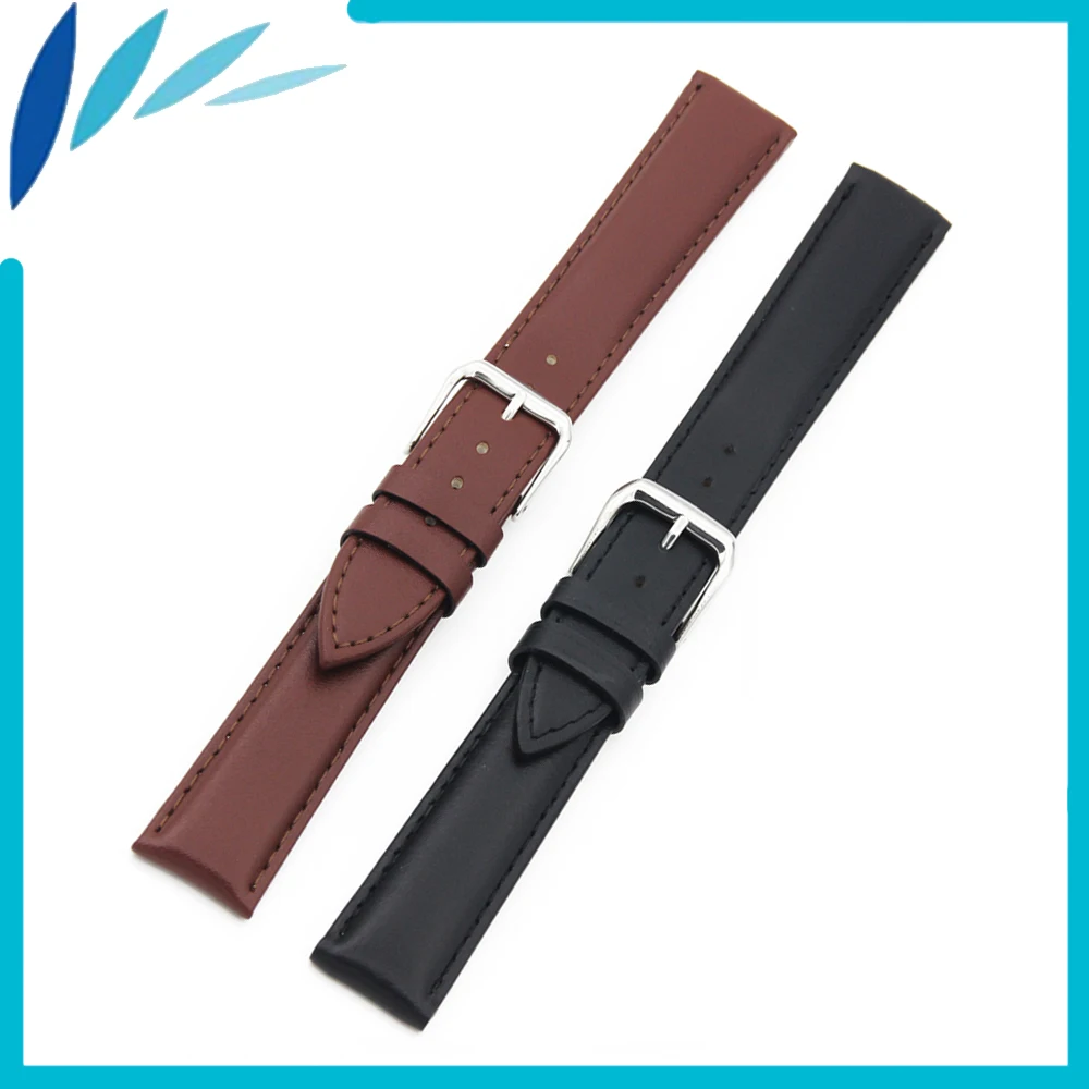 Ремешок из натуральной кожи для часов Motorola Moto 360 2 42 мм 46 черный браслет на