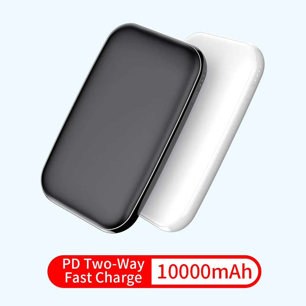  ROCK Typ C PD QC 30 Power Bank 10000mah Mini Externe Batterie USB PD Schnell Aufladen Power Für iph