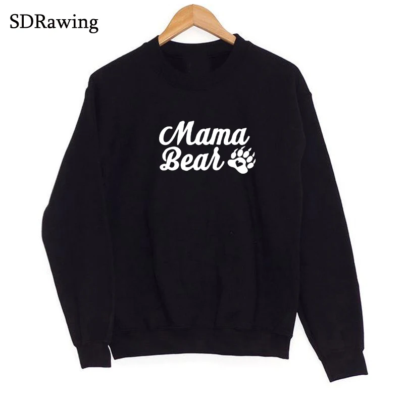 mama bear zip up hoodie
