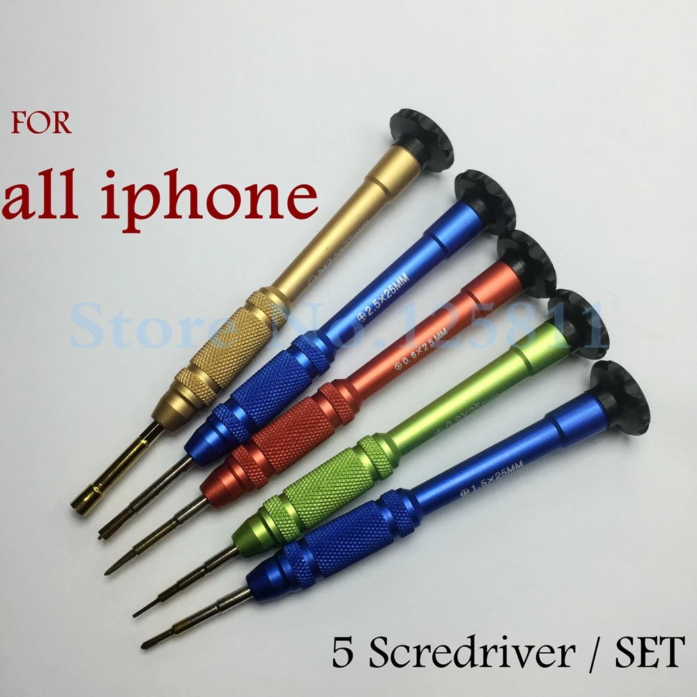 5pcs-set-High-Quality-Precision-Screwdriver-mobile-repair-tools-kit-lcd-glass-separator-for-all-iPhone