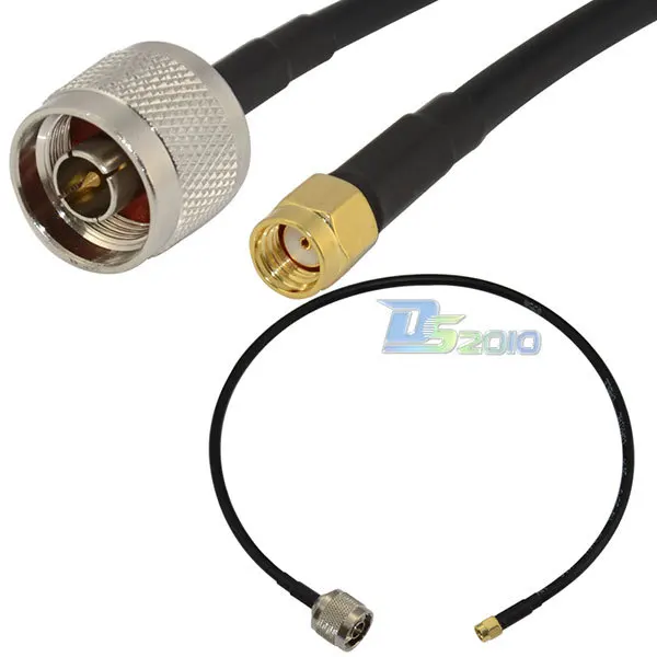 

High Quality20 inch 50cm N plug male to RP SMA plug female Coaxial Pigtail Jumper Cable RG58