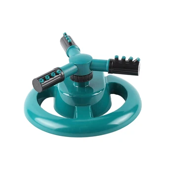 

Garden Sprinklers 360 Degree Circle Rotating Water Sprinkler Automatic Watering Grass Lawn 3 Nozzles Three Arm Garden Pipe Hose