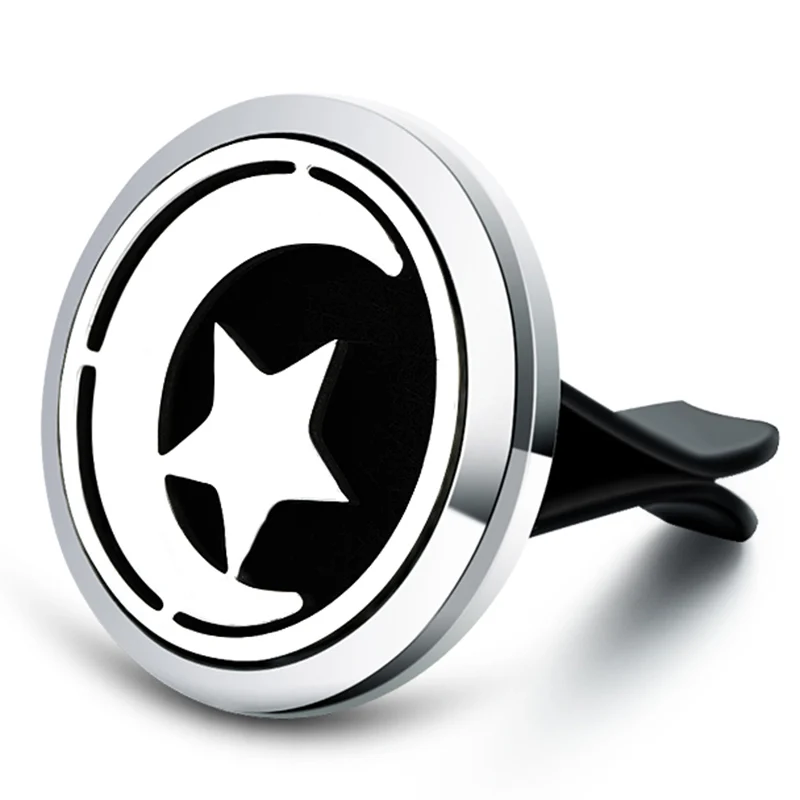 

Stars Moon Car Aromatherapy Diffuser Stainless Steel Car Air Freshener Car Clip Perfume Essential Oil Diffuser Lockets Jewelry