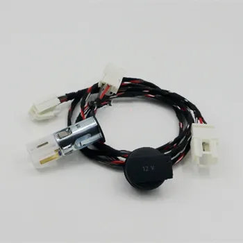 

OEM Rear Armrest 12V Power Supply Interface 12V Adapter Cover for VW Tiguan