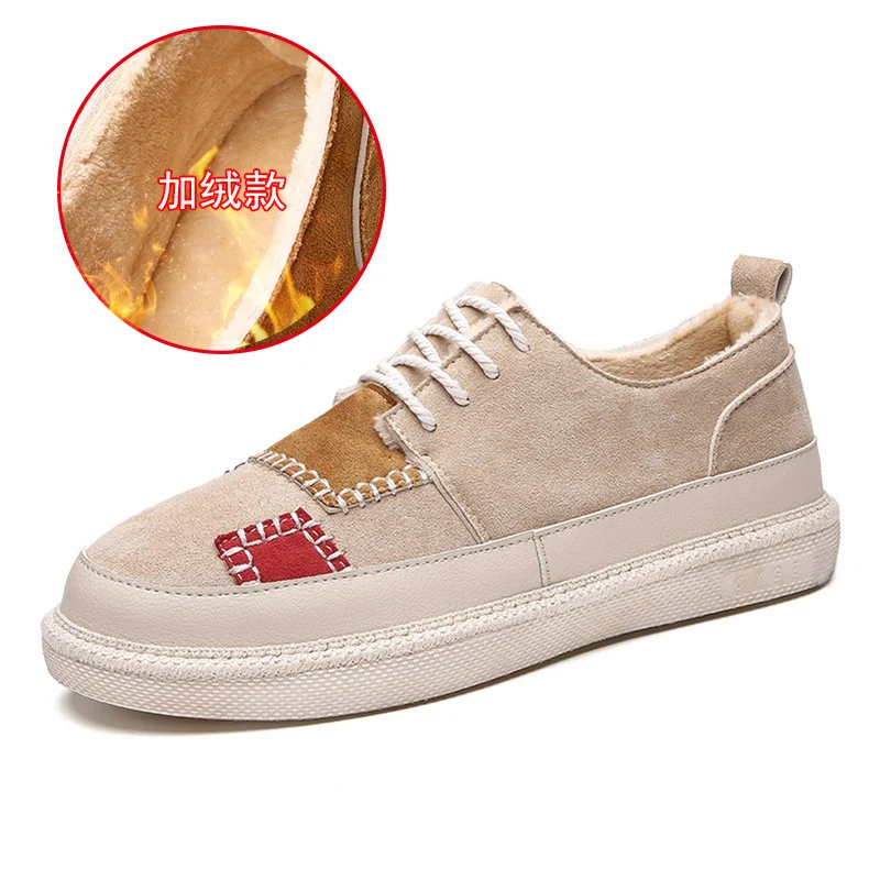 CNFIIA حذاء كاجوال الرجال تزلج أحذية الرجال عارضة أحذية من الجلد أزياء الرجال رياضية الأسود البني لاي تصل 2018 الشتاء الدافئة الأزياء