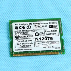 54 Мбит/с 2,4 ГГц 802.11b/g Mini PCI Беспроводной Wi-Fi карты для hp/для DELL/для TOSHIBA /для ACER/для ASUS