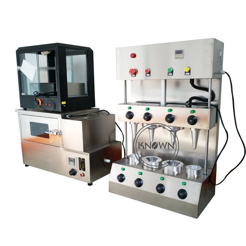 

High efficiency roasting machine Semi-closed oven Bake 10 at a time pizza cone Cone Holder machine