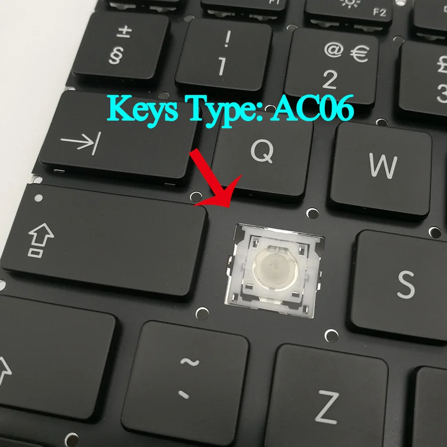 Новая маленькая клавиша Enter Key Русская клавиатура для Macbook Pro retina 1" A1502 2013 - Цвет: Белый