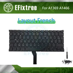 Французский A1466 Клавиатура для ноутбука Macbook Air 13,3 дюймов A1369 макет EMC 2469 2559 2632 2924 2925 3178 2011-2017 год EMC 2632 EMC 2924