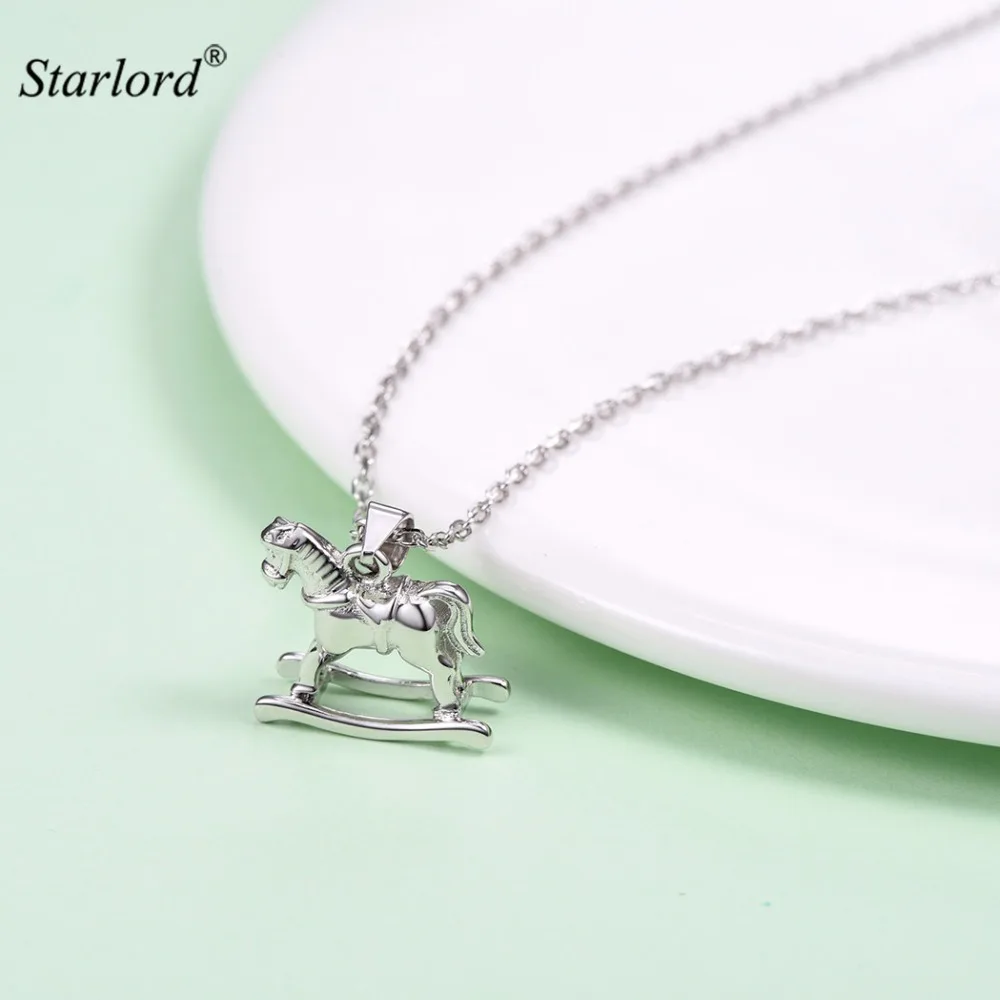 Buy Carousel Horse Necklace 925 Sterling Silver Women