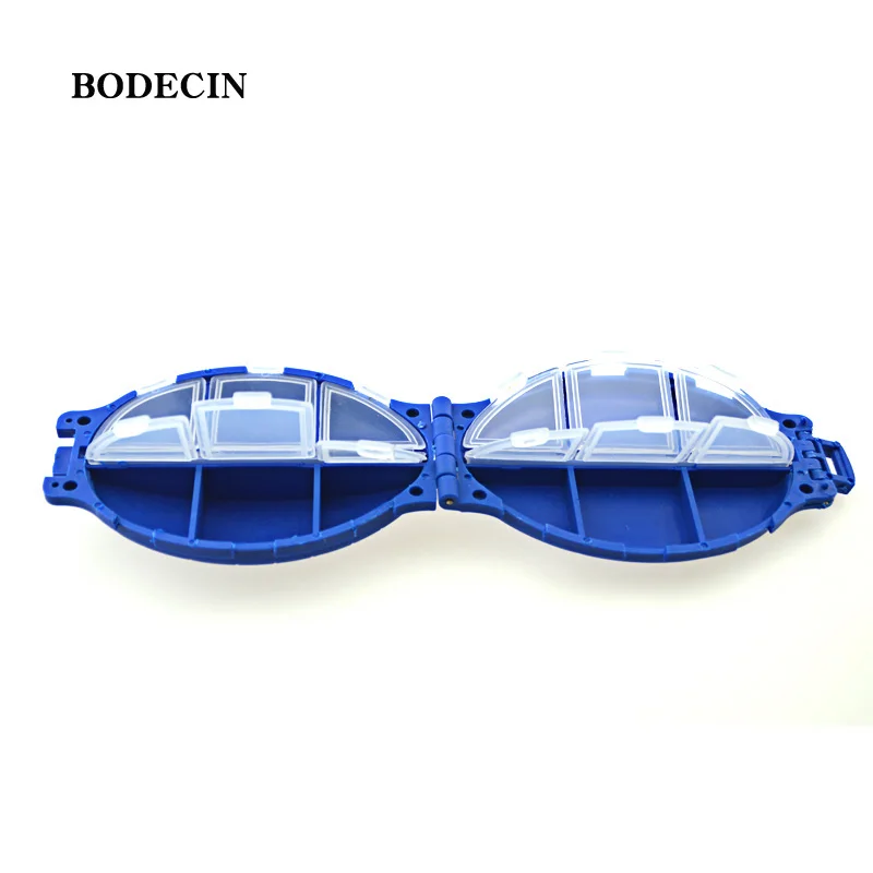 1pcs Outdoor Fishing Accessory 12 Compartments Grid Tortoise Shape Plastic Turtle Lure Baits Hooks Tackle Box Pocket Multi Kits (3)