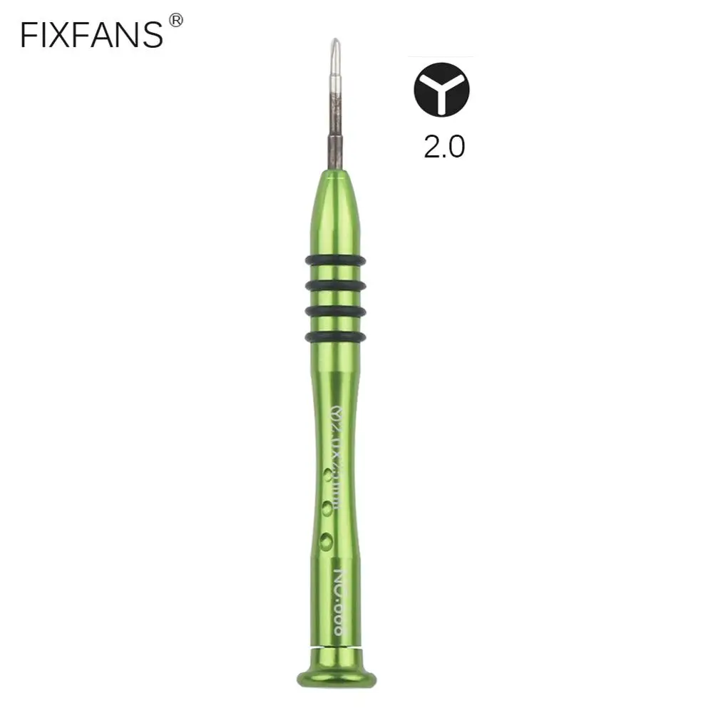 FIXFANS 2,0 мм крестовая отвертка Tri-Point Tri Wing Y0 Y наконечник прецизионный инструмент для ремонта Нескользящая алюминиевая ручка