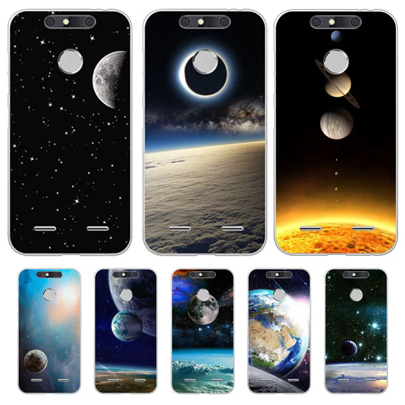 

zte blade v9 v8 v7 lite v8 mini z10 z601 x3 d2 Case Starry sky Soft TPU Back Cover for zte blade v9 v8 Phone protect Bags cases