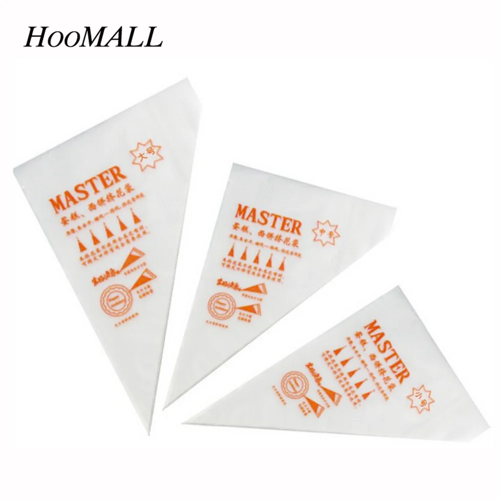 

Hoomall 100PCs Disposable Pastry Bags Cake Decoration Icing Food Preparation Bags Cup Cake PipingTools for Baking Lovers