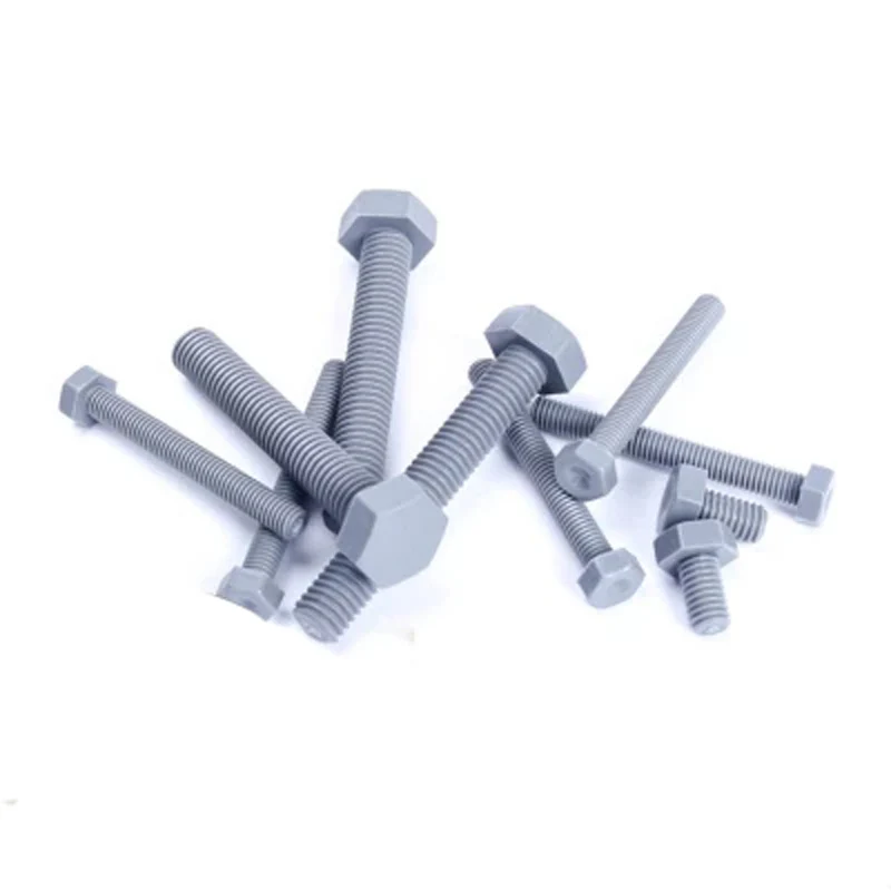 2pcs M18 M20 Nylon hex screw PVC insulated plastic screws Hexagon bolt 60mm-100mm Length