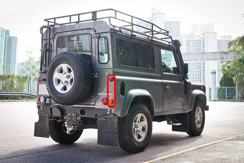 8 шт./упак. для Land Rover Defender 90/110 полный передний задний светодиодный обновленный комплект лампа белый красный желтый объектив Автомобильный Стайлинг