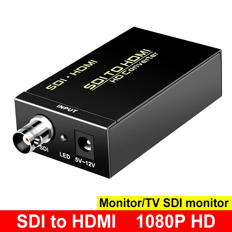 Новое поступление преобразователь Аудио Видео SDI в HDMI адаптер BNC HD 3G для монитора