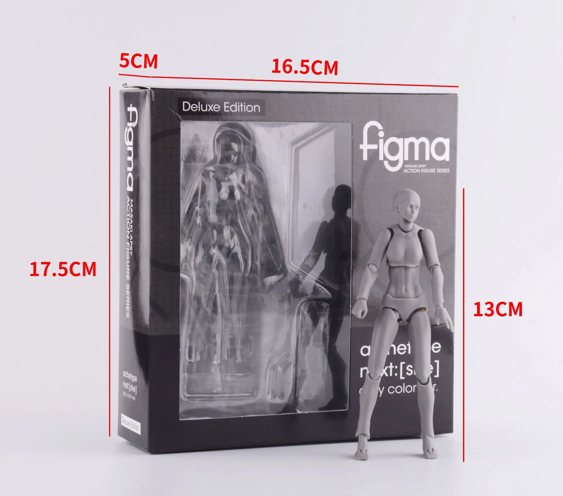 Figma Deluxe Edition тело Кун тело Чан BJD Суставы подвижные фигурки модель игрушки - Цвет: body chan grey