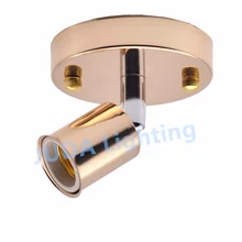 Edison Ретро Винтаж E27 керамический винт держатель лампы с потолочным розовым навесом Светодиодная лампа для люстры освещение аксессуары