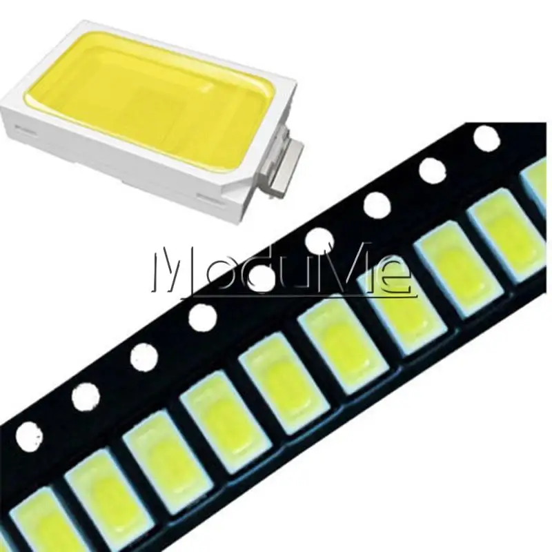 

50PCS 120 Degrees SMD SMT-EE132 5730 White 6050-7000K LED Light Bead 50-55LM 3.3V-3.6V