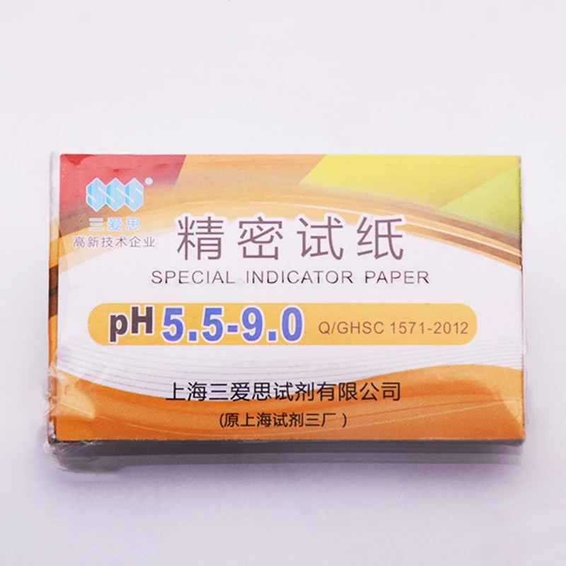 

80 strips special indicator paper pH 5.5-9.0,PH test paper