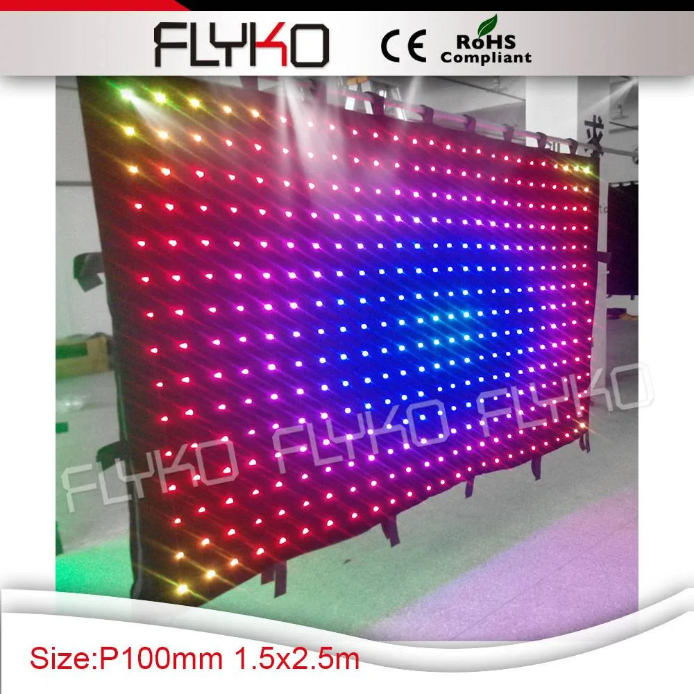 p10 led video curtain 22