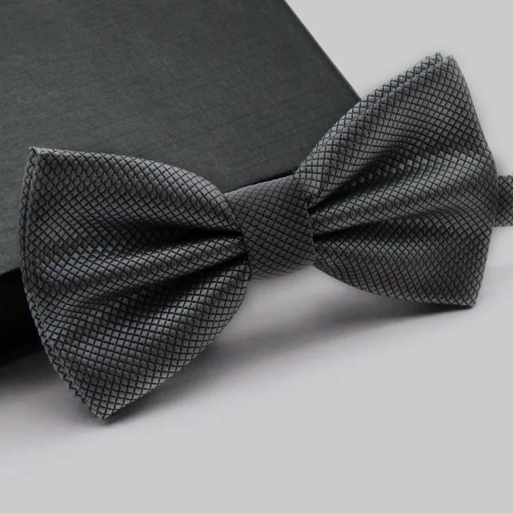 a19 Dark Grey Галстук-бабочка, модная Свадебная вечеринка, для мужчин и женщин, gravata-borboleta, сплошной цвет, галстук-бабочка из полиэстера, Мужская одежда, рубашка, подарок - Цвет: a19 Dark Grey